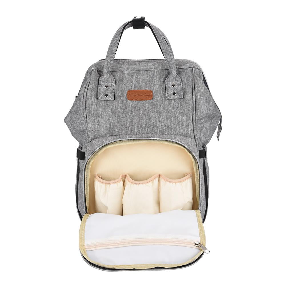 Lv. life Multifunctional Large Mummy Backpack with USB Charging Port Diaper Nappy Bag Handbag ...
