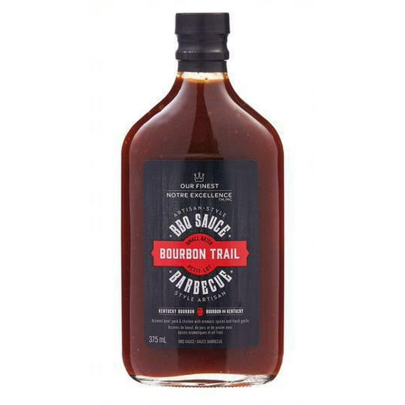 Our Finest Artisan Style Bourbon Trail BBQ Sauce, 375 mL