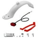 thumbnail image 2 of Eigraketly Guardabarros trasero para patinete eléctrico, tapas de soporte de luz trasera, funda de silicona para bicicleta, accesorios de protección Patinetes eléctricos Blanco con luz trasera Eigraketly OD023840-04, 2 of 6