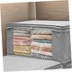 thumbnail image 2 of 2 bolsas de almacenamiento gigantes con cremallera para armario King, edredón, almohada, edredón, ropa de cama, ropa, organizadores de mantas con gran ventana transparente y asas de transpor, 2 of 5