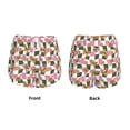 thumbnail image 3 of KLL Abstract Pink Plaid Butterfly Pattern Shorts Women,Athletic Shorts High Waisted Running Shorts Pocket Sporty Short Gym Elastic Workout Shorts-Medium, 3 of 7