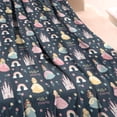 thumbnail image 3 of Little Princess Castle Pattern Blanket,Comfortable Soft Flannel Throw Blanket,All Season,Warm Lightweight Blankets for Sofa Bed Couch Living Room Chair,40"x50", 3 of 4
