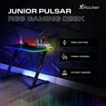thumbnail image 3 of X Rocker Kids Junior Pulsar Gaming Desk with RGB Lighting, 3 of 9