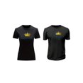 thumbnail image 2 of Playera En Duo Para Parejas De Queen y King 14 De Febrero San Valentin Color Negro Talla Mediana Marca Emil SaEs, 2 of 4