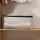 thumbnail image 4 of Bolsa organizadora de almacenamiento debajo de la cama 60x80x25cm - Organizadora de armario con cremallera de PEVC blanca para ropa, mantas y almohadas, 4 of 7