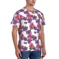 thumbnail image 5 of Rocae Peonies for Men's Moisture-Wicking Crew Tee - T-Shirt for Sports, Outdoor Activities, and Casual Wear, 5 of 9