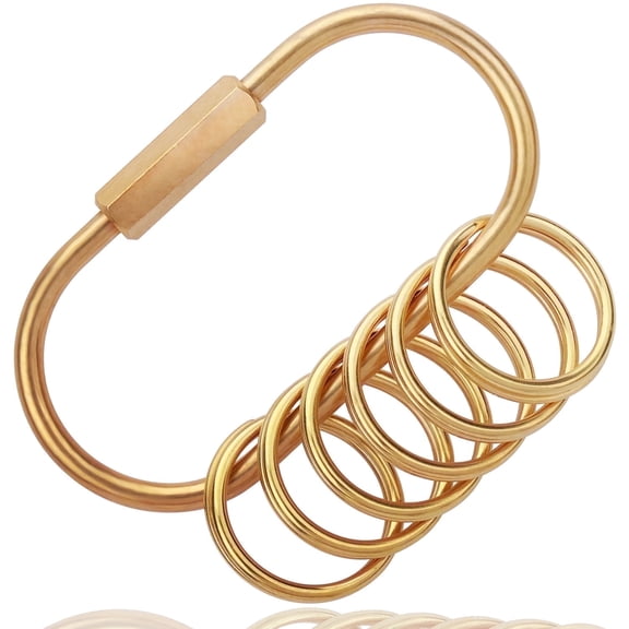 Keychains Keyring Stocking Stuffers for Men and Women Key Chain Ring Clip Holder Organizer for Home Car Keys Key Christmas