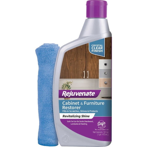 Rejuvenate Cabinet and Furniture Crystal Clear Wood Finish, 16 fl oz
