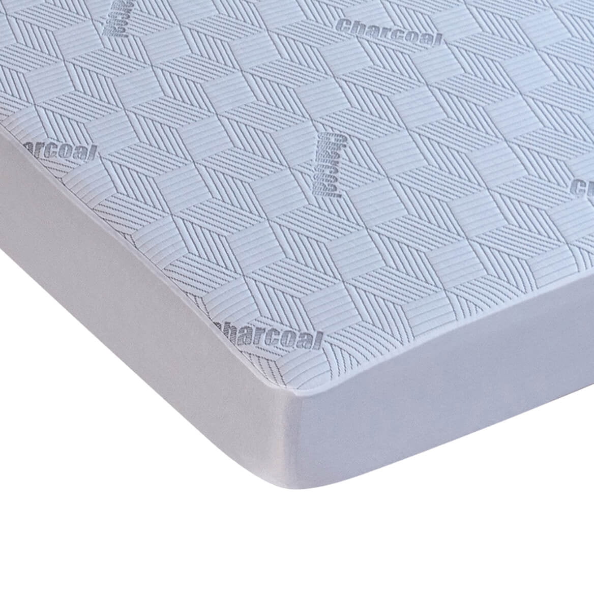 Charcoal Mattress Cover, Protects Mattress From Stains and Wear, Made
