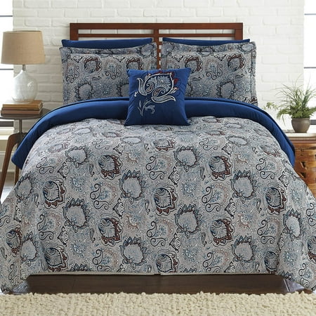 corsicana 8 piece printed comforter set down alternative corsicana 8 piece printed comforter set down alternative