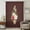 Brown, variant on Cherry Blossoms Sheer Curtains 45 Inches Long, Japanese Spring Floral Leaves Rustic Brown Light Filering Curtains, Breathable Simi Curtain Privacy Drapes for Kitchen Bathroom Small Window Treatment