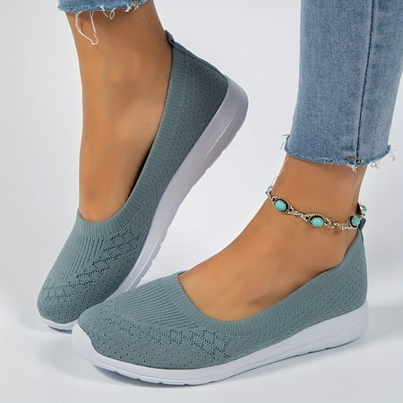 

Women s Comfort Flatform Sandals Sequin Sneakers New Shoes - Silver