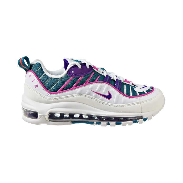 Evaluatie vingerafdruk Wafel Nike Air Max 98 Women's Shoes Bright Spruce-Fuchsia-Voltage Purple  ci3709-301 - Walmart.com