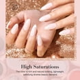 thumbnail image 2 of Set de uñas en polvo AZUREBEAUTY Nude Light Pink 6 colores, 2 of 8