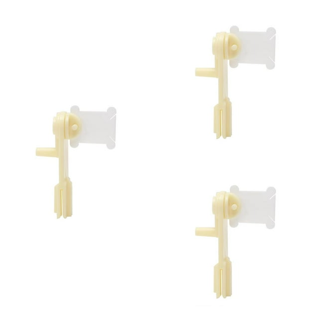 jesticaly 1pc String Winder and 120pcs Plastic Floss Bobbins Embroidery Floss Organizer Cross -Stitch Thread Holder Cards 3Set