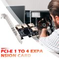 thumbnail image 3 of Multiplicador PCI-E X4 1 a 4+4 elevadores PCI-E 16X+4 adaptadores PCI-E 1X+cable 009S Ndcxsfigh Nuevos Originales, 3 of 9