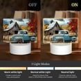 thumbnail image 3 of Easygdp Vintage Truck Farm Scene Rectangular Acrylic Night Light Acrylic Sleep Night Light Friend Gifts for Birthday Gifts for Women Teens Boys Girls, 3 of 9