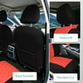 thumbnail image 5 of For 2021-2024 Nissan Rogue S SV SL Platinum Midnight Ed. FH Group Neoprene Custom Fit Car Seat Covers Waterproof Red - Front, 5 of 6