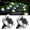 Cool White, variant on Solar Ground Lights Outdoor 2 Pack Waterproof, Upgraded Solar Garden Lights with 4 Side Light, Stainless Steel Solar Powered Disc Landscape Light for Walkway Pathway Lawn Yard Patio Deck-Cool White