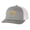 Moose, variant on Retro Color Heather Grey and White Mens Embroidered Mesh Back Trucker Hat, Redfish