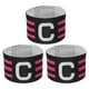 thumbnail image 1 of Brazalete de Capitán de Fútbol Uxcell 12.2x2.5", Paquete de 3, Ajustable de Nailon Unisex Elástico para Entrenamiento de Equipo Juvenil, Negro, 1 of 5