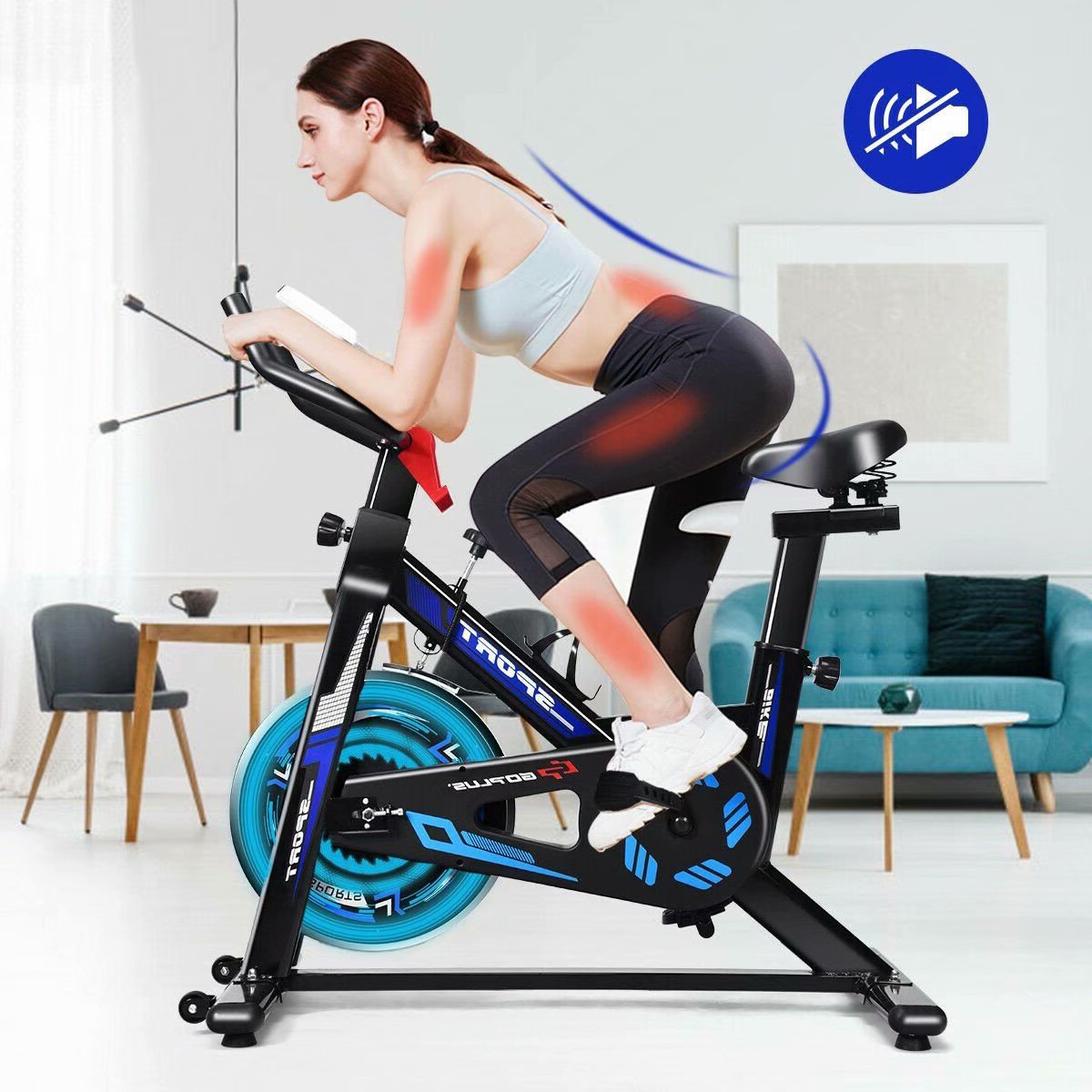 workout bikes with screen