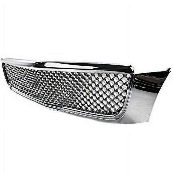 Polished Chrome 3D Mesh Grille