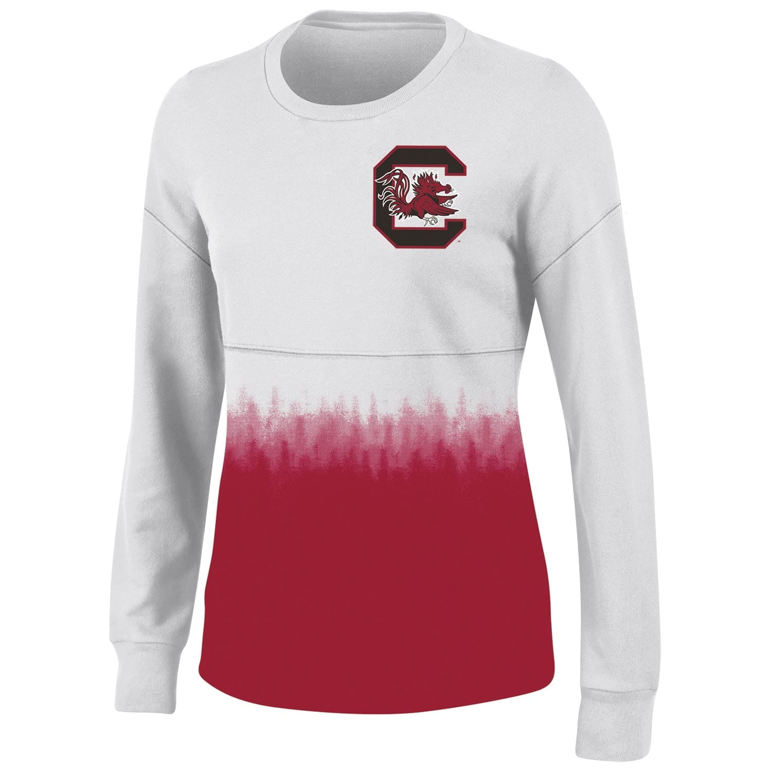 Women's White South Carolina Gamecocks Oversized Fan Long Sleeve T-Shirt - Walmart.com