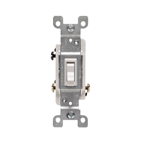 Leviton S02-01453-2WS White 15 Amp 1-Port 3-Way QuickPort™ Decora Insert