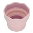 thumbnail image 2 of 3pcs Folding Paint Brush Washer Multipurpose Reusable Silicone Artist Brush Washer Painting Water Cup for Watercolor Oil Painting Pink Dark Green Blue, 2 of 3
