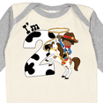 thumbnail image 4 of Inktastic I'm Two-cowboy riding horse birthday Boys Long Sleeve Baby Bodysuit, 4 of 5