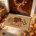thumbnail image 4 of Halloween Pumpkin Welcome Door Mat, Funny Durable Non Slip Decorative Rugs for Bathroom Bedroom Kitchen Front Door, 4 of 6