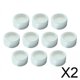 thumbnail image 1 of 2xSet De 10 Tapa Transparente 2 Gramos Plástico Cosmético Muestra Contenedor Vacío, 1 of 8