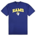 thumbnail image 2 of Men's Concepts Sport Royal/Heather Gray Los Angeles Rams Big & Tall Top & Pajama Pants Sleep Set, 2 of 3