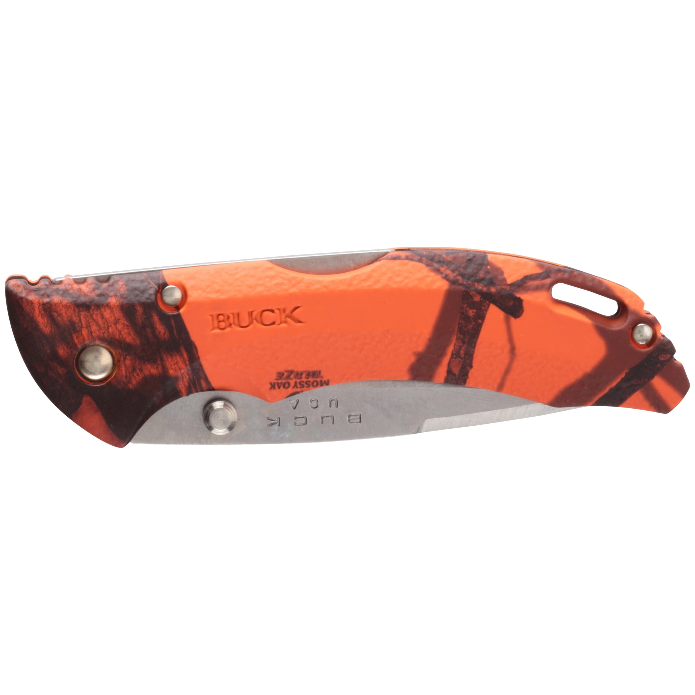 Buck Knives 285 Bantam, Mossy Oak Blaze Orange, Clam