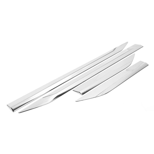 Car Trim Accessory,4pcs ABS Chrome Plated ABS Body Side Trim Body Side Cover Trimfor RA Proven Performance