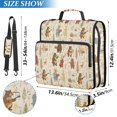 thumbnail image 2 of FORMRS Zipper Binder with Shoulder Strap 2-inch Ring 500 Sheet Capacity File Bag, Musical Animals Pattern, 2 of 5