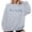 Grey, variant on Trendfront Womens Medical Graphic Sweatshirts Crewneck Long Sleeve Cute Healthcare Print Casual Oversized Pullover Tops