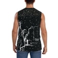 thumbnail image 4 of Fotbe New York City1 Men's Camiseta sin Mangas Estampada para Hombres, Playera Casual para Gimnasio, Entrenamiento, Playa-Large, 4 of 7