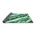 thumbnail image 2 of Ahgly Company Indoor Square Animal Turquoise Blue Modern Area Rugs, 3' Square, 2 of 4
