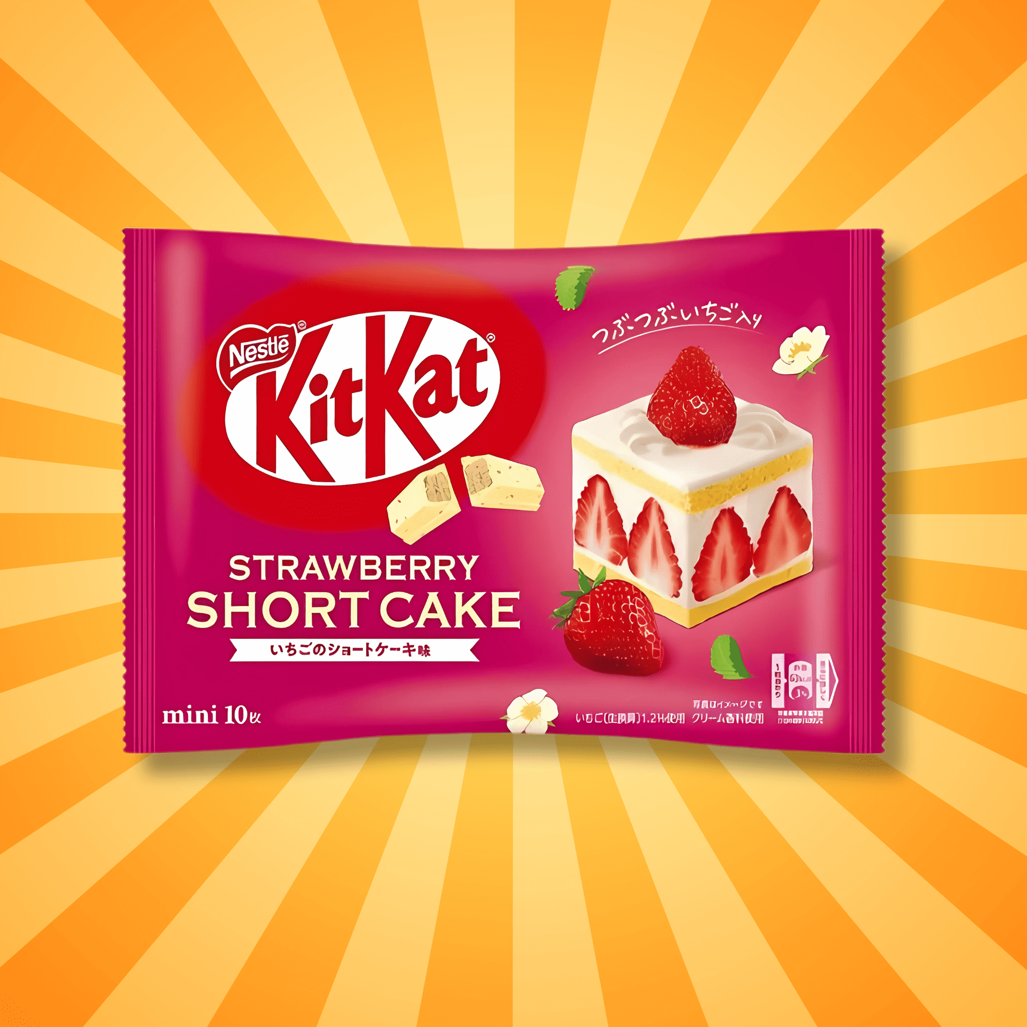 Kit Kat Strawberry ShortCake, Limited Edition White Chocolate