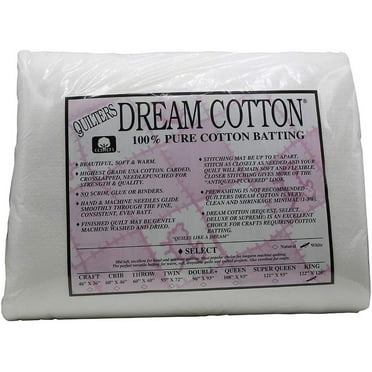 Quilter's Dream Select Loft Batting for Quilting (King White)