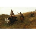 thumbnail image 3 of Otto von Thoren 14x10 Black Modern Framed Museum Art Print Titled - Hungarian Horsemen, 3 of 5