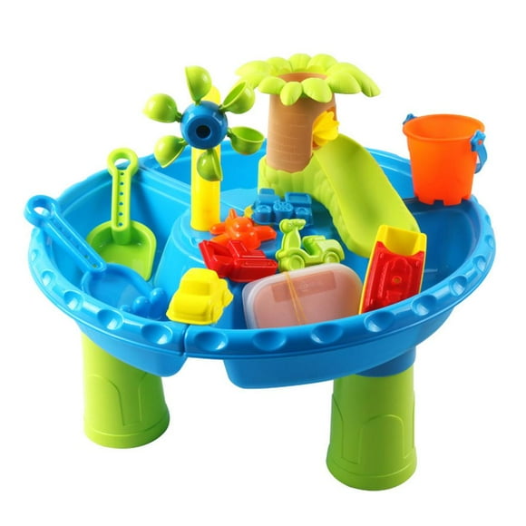 Table de Sable et d'Eau pour Enfants - Table d'Activité de Jeu de Plage pour les Tout-Petits Table Sensorielle Plage Jeux pour Enfants Table de Sable