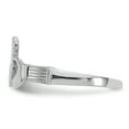 thumbnail image 4 of Finest Gold 14K White Gold Ladies Claddagh Ring, Size 6, 4 of 7