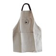 thumbnail image 1 of Delantal de y lino con bolsillo para cocinar, hornear, delantal para . Gris Gloria Delantal Hogar Cocina, 1 of 9