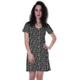 thumbnail image 5 of Moomaya Printed MidiDressFor Women Short Sleeves Above Knee-Length Summer Casual Dresses, 5 of 5