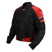 DIRECT AIR JACKET V3 MESH MOTORCYCLE JACKET - RED, 3XL