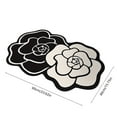 thumbnail image 4 of Flower Shape Bath Mat Diatom Mud Absorbent Rug Non-Slip Bathroom Carpet for Kitchen Door Entrance Washable Decor(A), 4 of 6