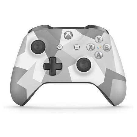 Microsoft Xbox One Wireless Controller, Winter Forces Special Edition (Walmart Exclusive), (Best Bluetooth Dongle For Xbox One Controller)